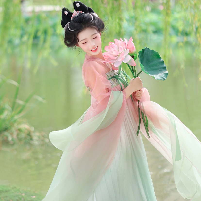 汉服女2025新款成人女款改良日常可穿全套古装一整套女装中秋唐制