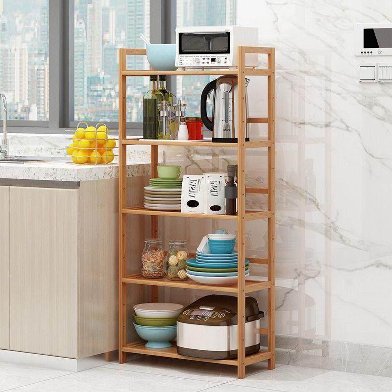 楠竹简易厨房置物架子浴室落地书架卧室卫生间收纳多层储物架层架,住宅家具,格架,淘宝优惠券,粉丝福利购,淘宝优惠卷
