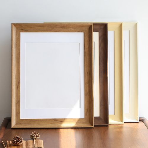 美式复古装饰画框空框装裱挂墙相框儿童裱框4K边框架外框字画墙面