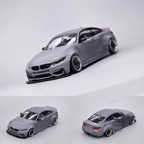 DAPmodel  1:64 宝马 m4 f82合金汽车模型收藏摆件礼物玩具战斗灰