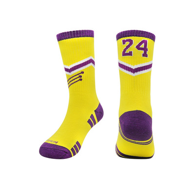 Children's basketball socks anti slip sports socks防滑运动袜