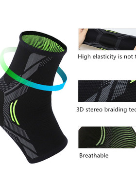 gym Ankle Brace Compression Support Sleeve Foot Sport