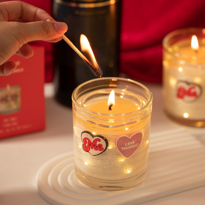 Soy Wax Aromatherapy Candle Proposal Birthday Companion Gift