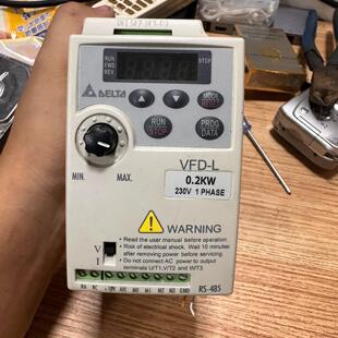 台达变频器0.2KW VFD002L21A 拆机件 实物如图