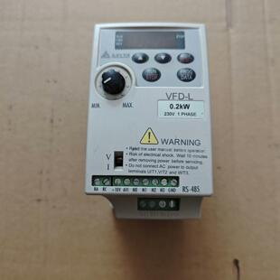 台达变频器VFD002L21A 220v 0.2kw 柜子拆