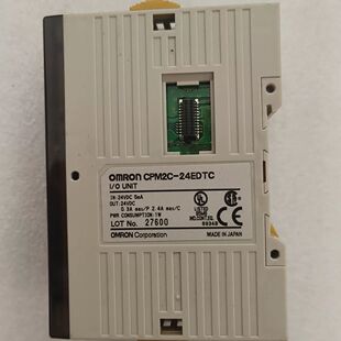 拆机CPM2C-24EDTC I/O模块 日本制造