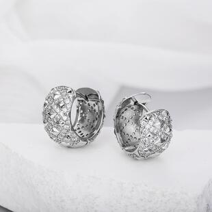 满天星纹耳环时尚气质耳饰欧美风个性耳扣轻奢女新中式耳扣耳饰