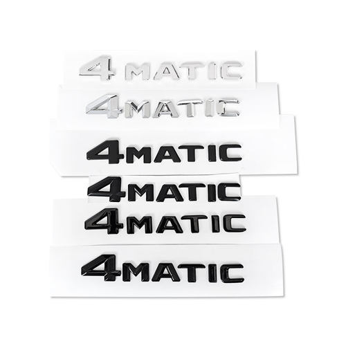 奔驰四驱车尾标4matic数字贴