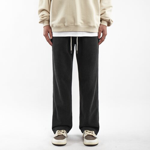 NOBURGER三条杠加绒卫裤