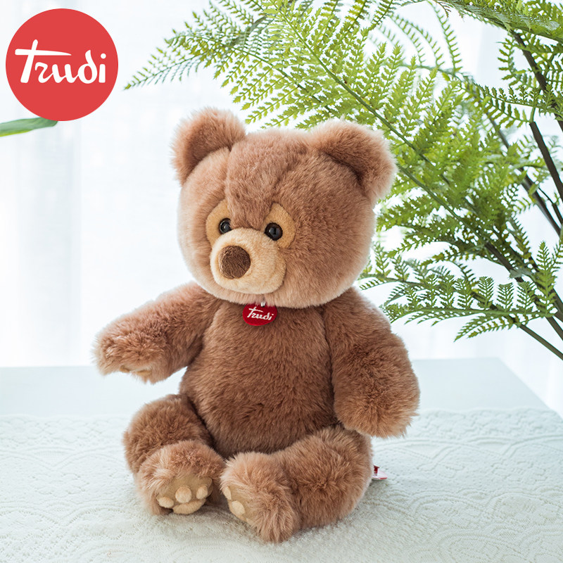 意大利trudi可爱泰迪熊公仔毛绒玩偶礼盒装礼品生日礼物包邮