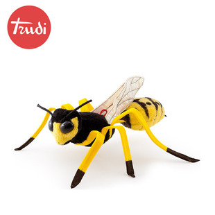 意大利trudi仿真昆虫黄蜂公仔蜜蜂毛绒玩具玩偶儿童礼物男孩