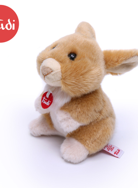 意大利trudi可爱小兔子柔软兔兔公仔毛绒玩具儿童玩具生日礼物