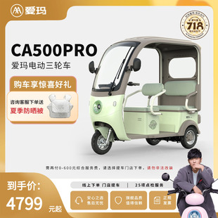 河南河北山东安徽门店自提 爱玛乐淘CA500pro带棚电动三轮车
