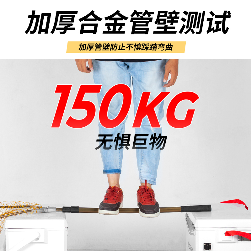 速发折叠抄网钓兜抄网物可折叠大携捞便竿兜抄网头伸缩杆