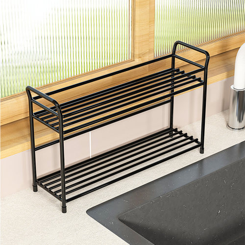 桌面双层杯子架子收纳