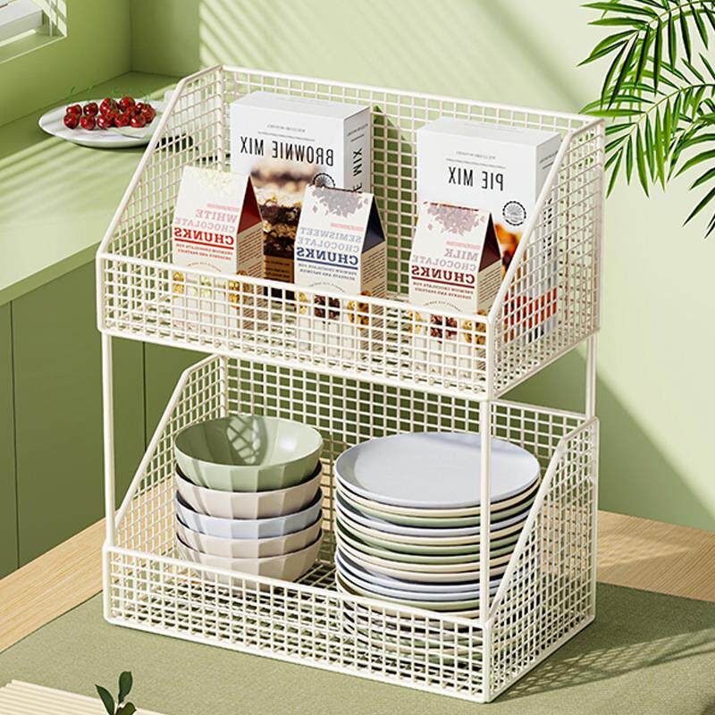 厨房台面置物架多功能碗碟盘子放置篮佐料调味品收纳神器蔬果菜架