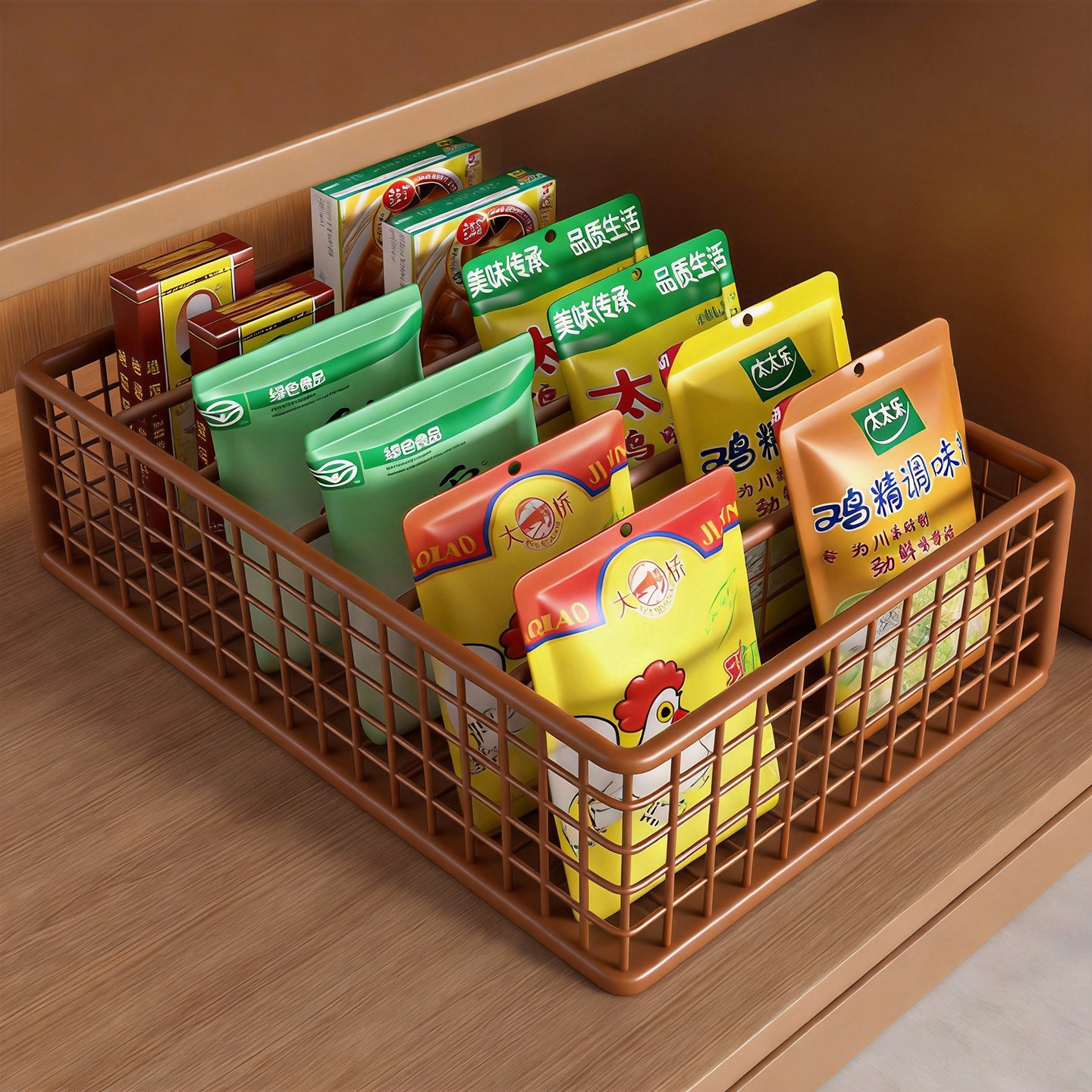 厨房调料置物架家用柜内分格调味品佐料收纳筐油盐酱醋瓶罐放置架,厨房/烹饪用具,调料置物架,淘宝优惠券,粉丝福利购,淘宝优惠卷