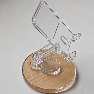 桌面手机支架笔记本电脑桌面支架展示台桌面摆台木质支架展示架平板电脑摆放架