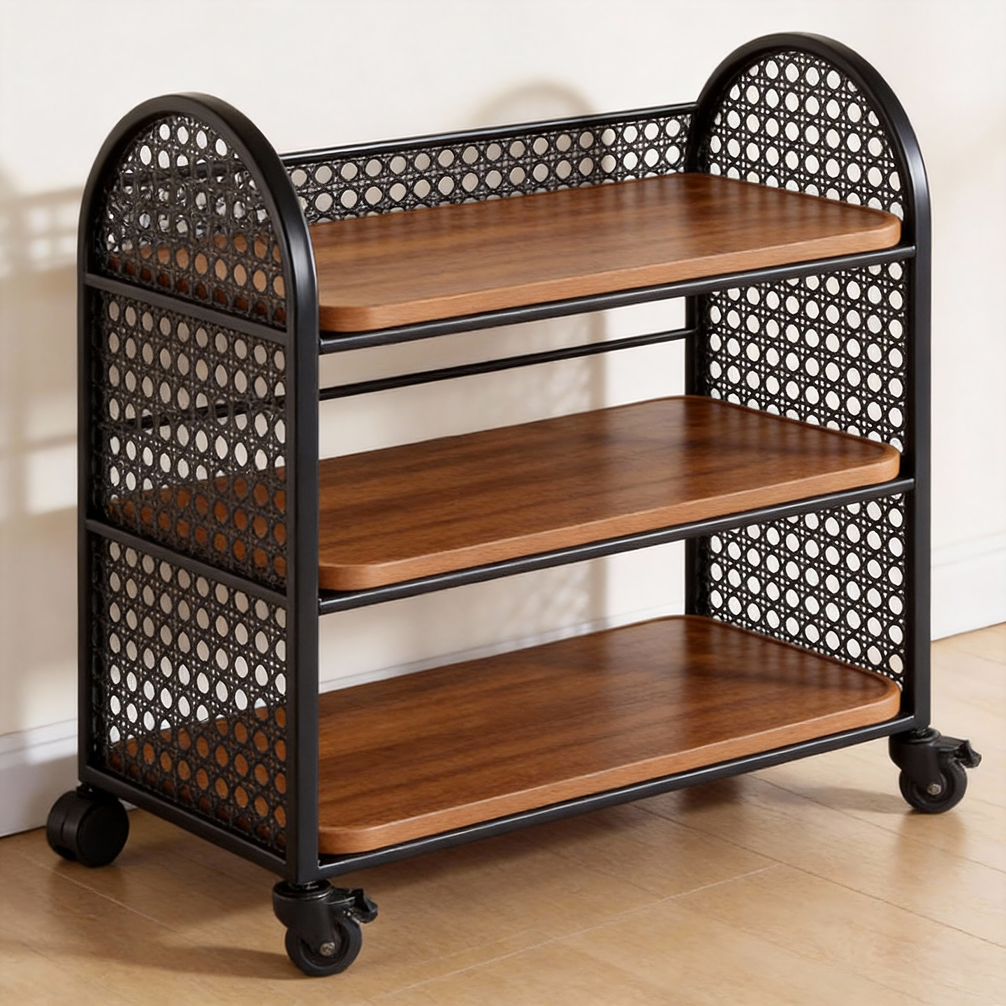 桌下书架可移动置物架落地多层书本收纳架小推车储物柜分层小书柜,住宅家具,书架,淘宝优惠券,粉丝福利购,淘宝优惠卷