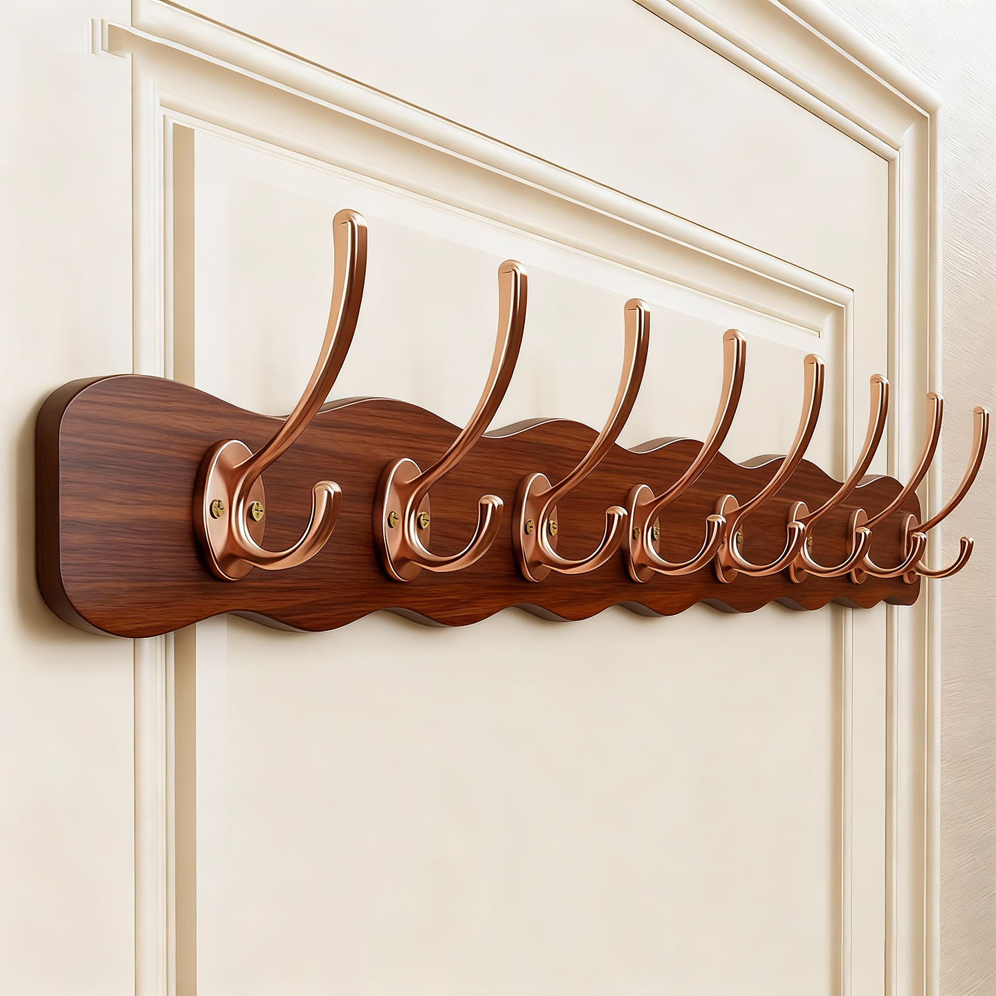 入户门后衣帽挂钩壁挂长排衣帽钩