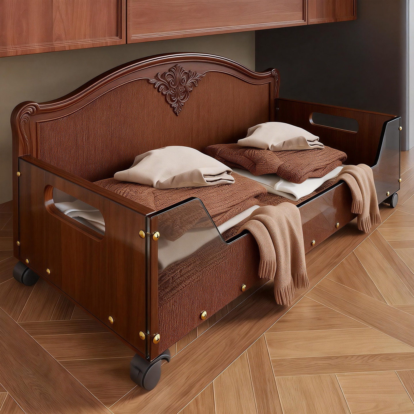 家用浴室柜下衣服收纳篮卫生间多功能大容量洗衣篮可移动脏衣篮子,收纳整理,脏衣篮,淘宝优惠券,粉丝福利购,淘宝优惠卷