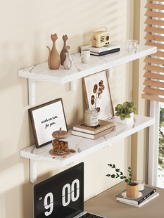 墙上置物架搁板挂墙展示架书架墙面一字隔板木板壁挂墙壁层板货架