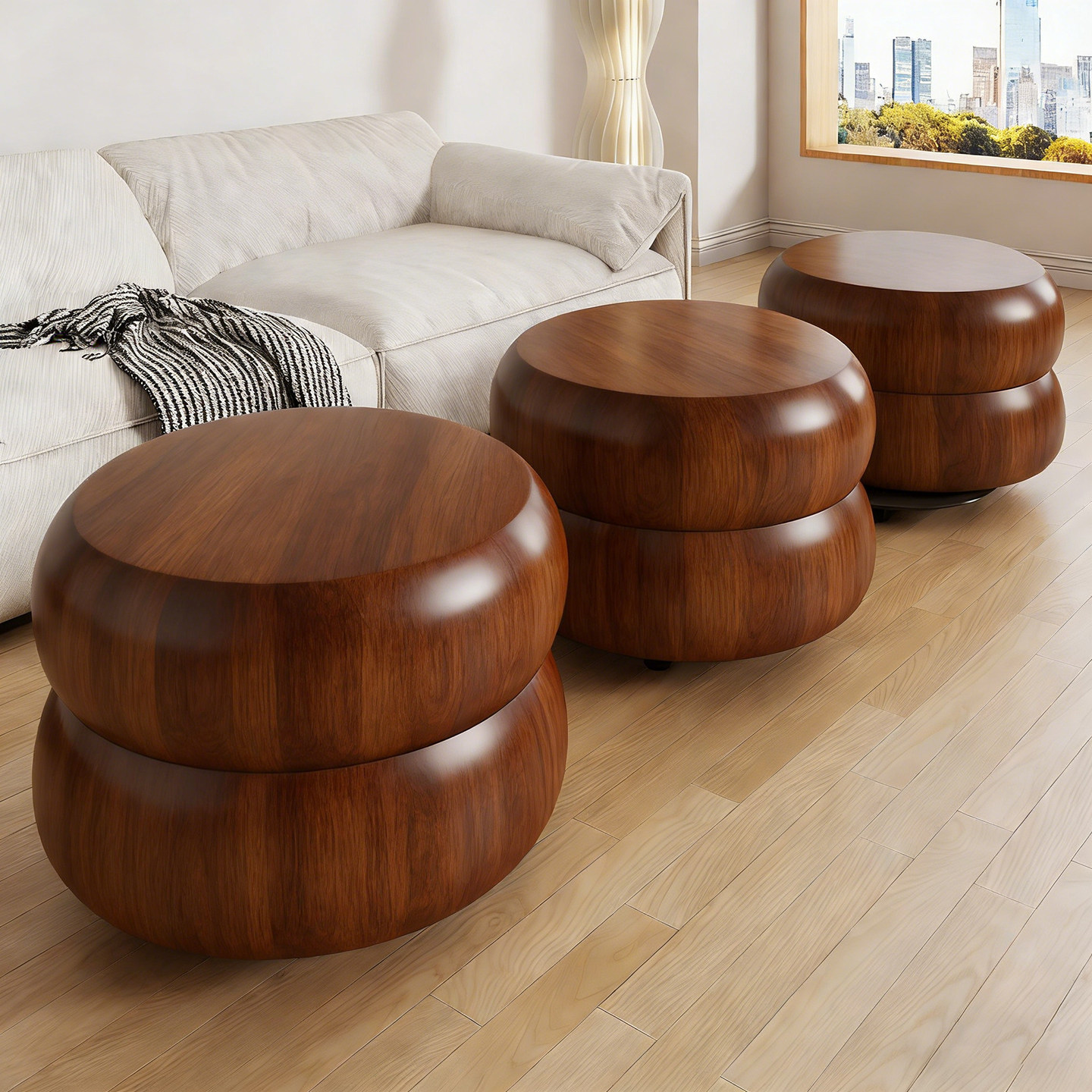 奶油风矮凳家用客厅小凳子入户门简约换鞋凳羊羔绒坐凳软包小板凳,住宅家具,矮凳,淘宝优惠券,粉丝福利购,淘宝优惠卷