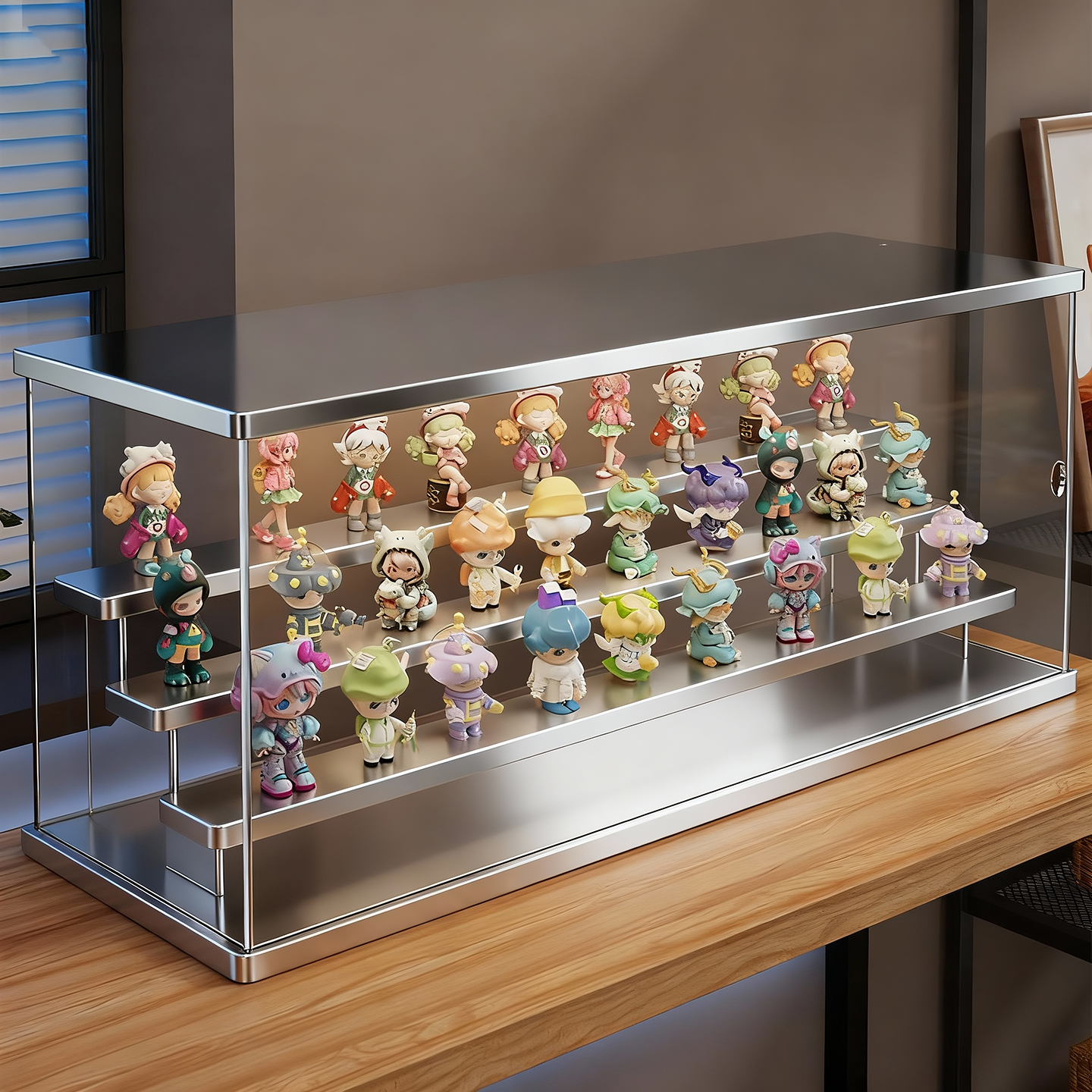 盲盒收纳展示架泡泡玛特整理盒