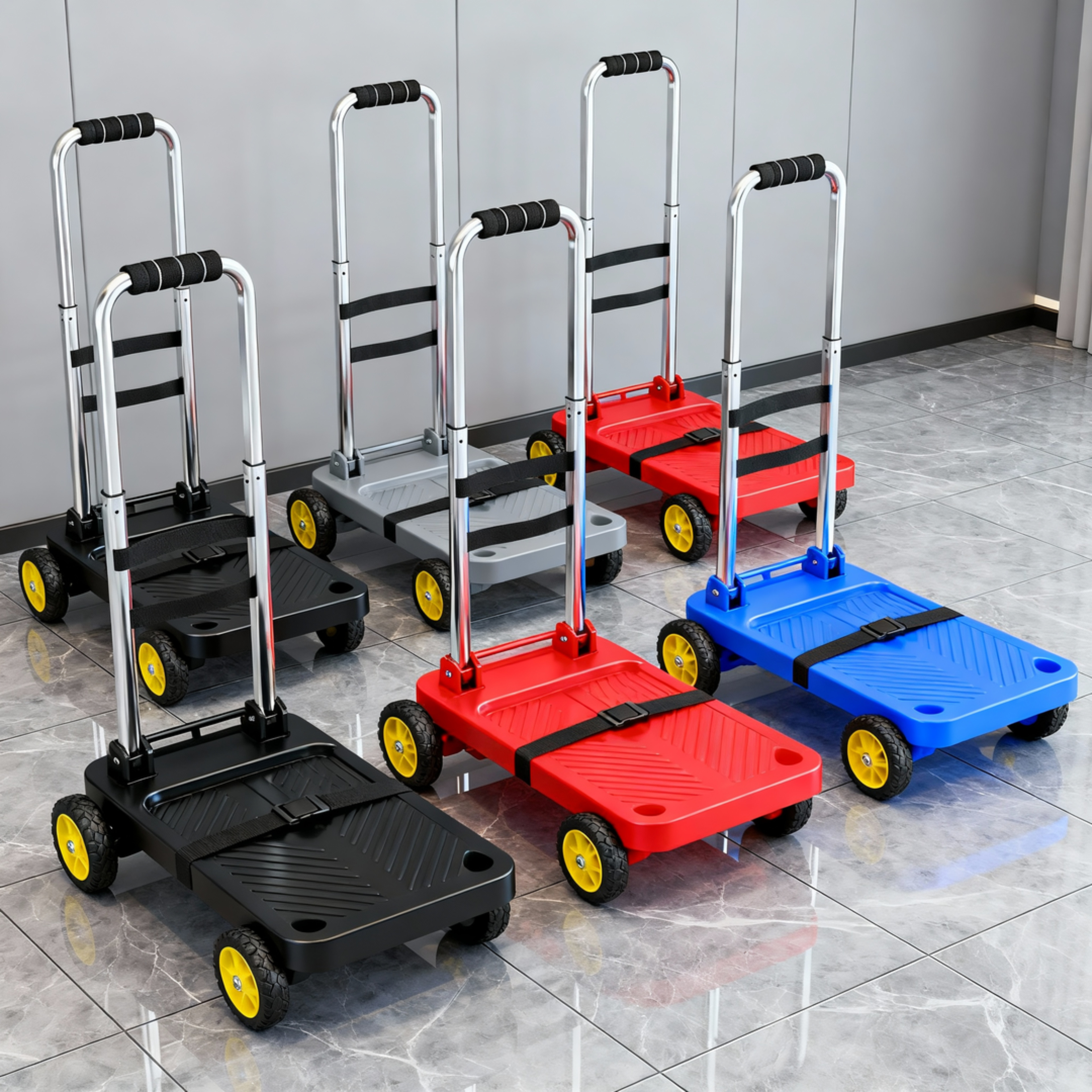 家用手拉车折叠车购物拉货车搬运行李拉杆小推车拉快递平板小拖车,收纳整理,便携购物车,淘宝优惠券,粉丝福利购,淘宝优惠卷