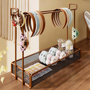 桌面发饰收纳架家用发箍整理架梳妆台发圈头绳置物架发卡放置架子
