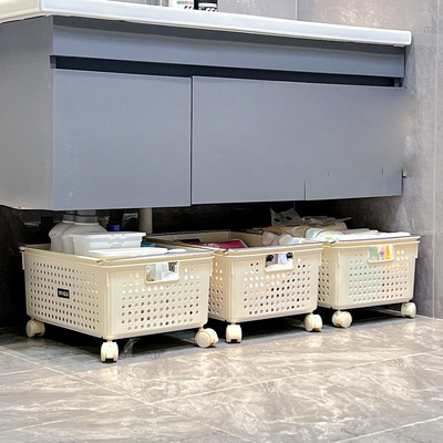 卫生间橱柜下方置物架