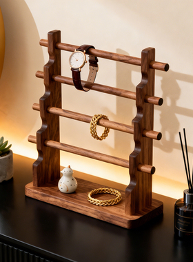 梳妆台多层首饰手串收纳展示架