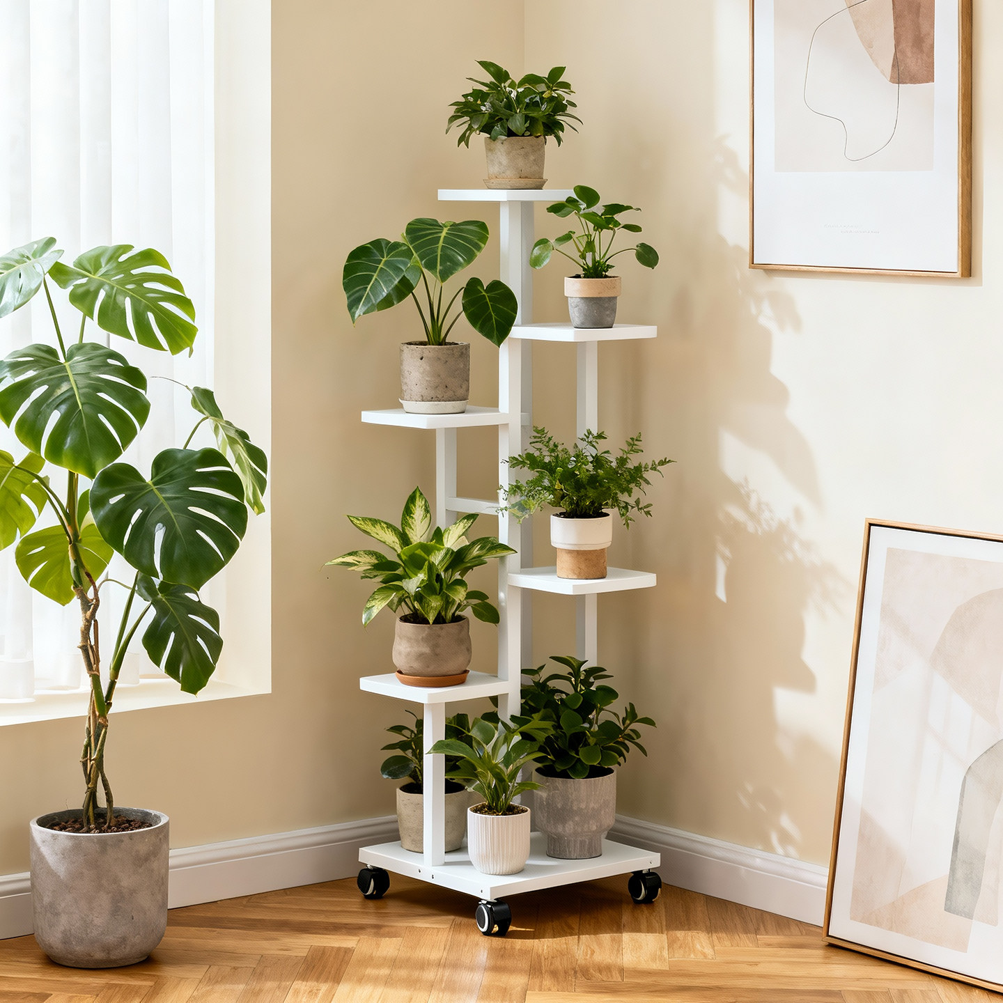 花架客厅落地式花盆置物架阳台植物盆栽摆放支架多肉绿植收纳托架,住宅家具,花架/花几,淘宝优惠券,粉丝福利购,淘宝优惠卷