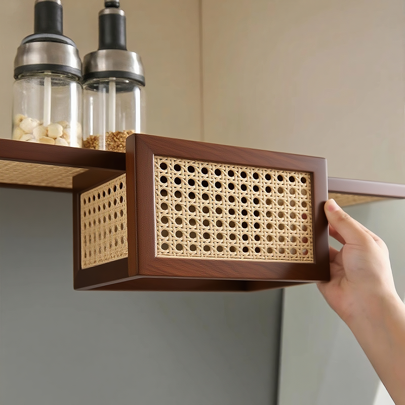 橱柜悬挂纸巾架多功能餐巾纸挂架