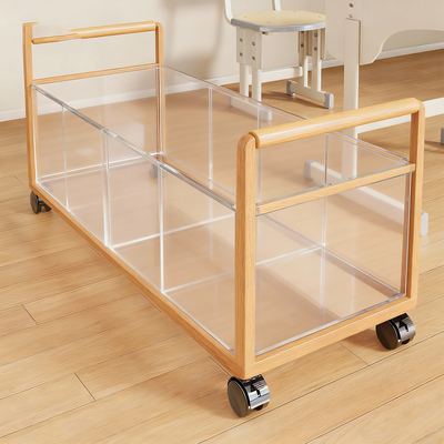 教室书本收纳箱桌下书包置物架