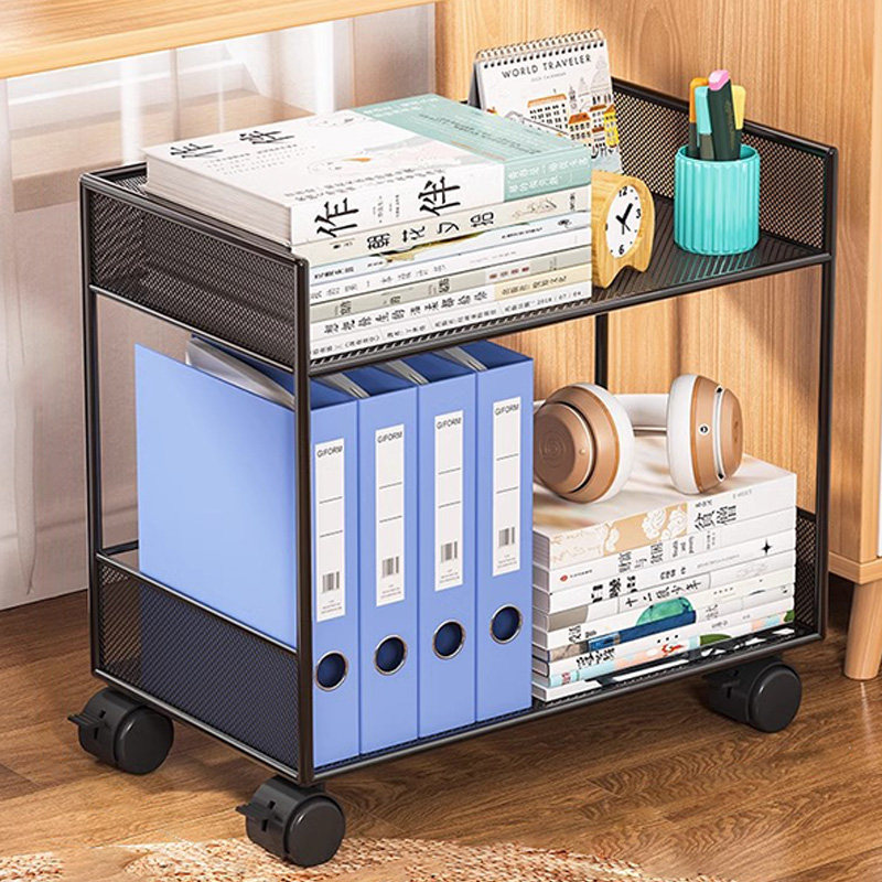 桌下书架置物架可移动儿童简易收纳带轮桌面办公桌书柜落地小推车,厨房/烹饪用具,厨房置物架/置物柜/角架,淘宝优惠券,粉丝福利购,淘宝优惠卷