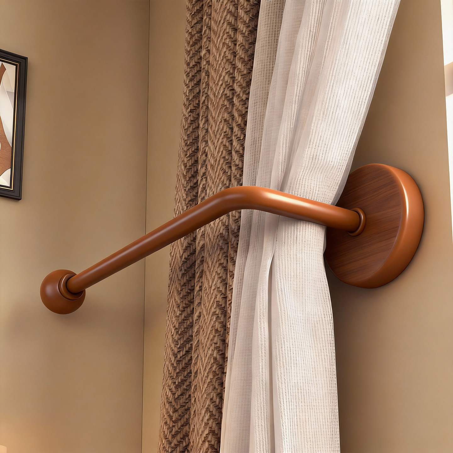 窗帘固定挂钩免打孔纱窗浴帘收拢神器墙上门帘绑带卡扣束带固定器,居家布艺,窗帘扣,淘宝优惠券,粉丝福利购,淘宝优惠卷