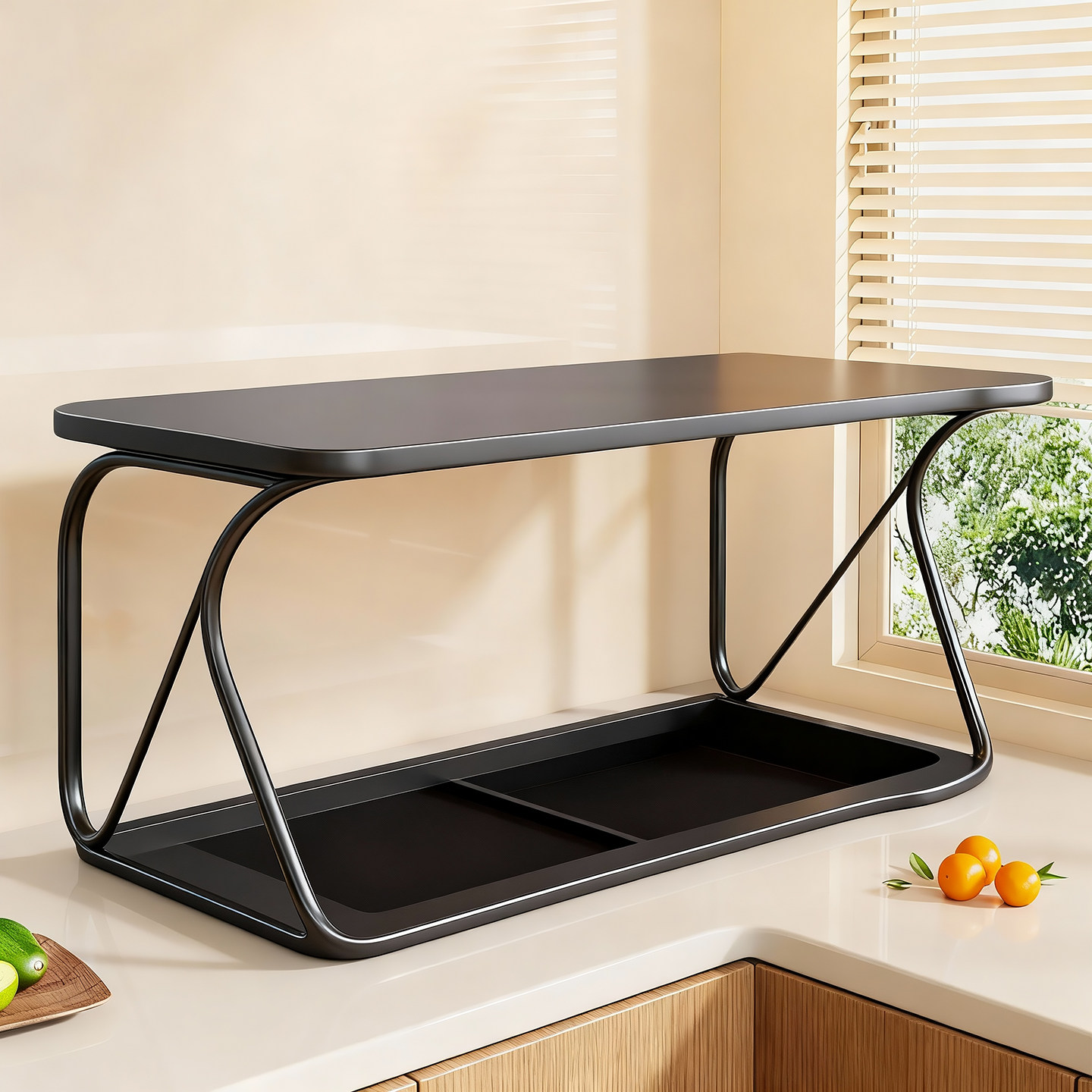 厨房置物架桌面微波炉烤箱放置架家用多功能电饭煲电器收纳摆放架,厨房/烹饪用具,微波炉置物架,淘宝优惠券,粉丝福利购,淘宝优惠卷