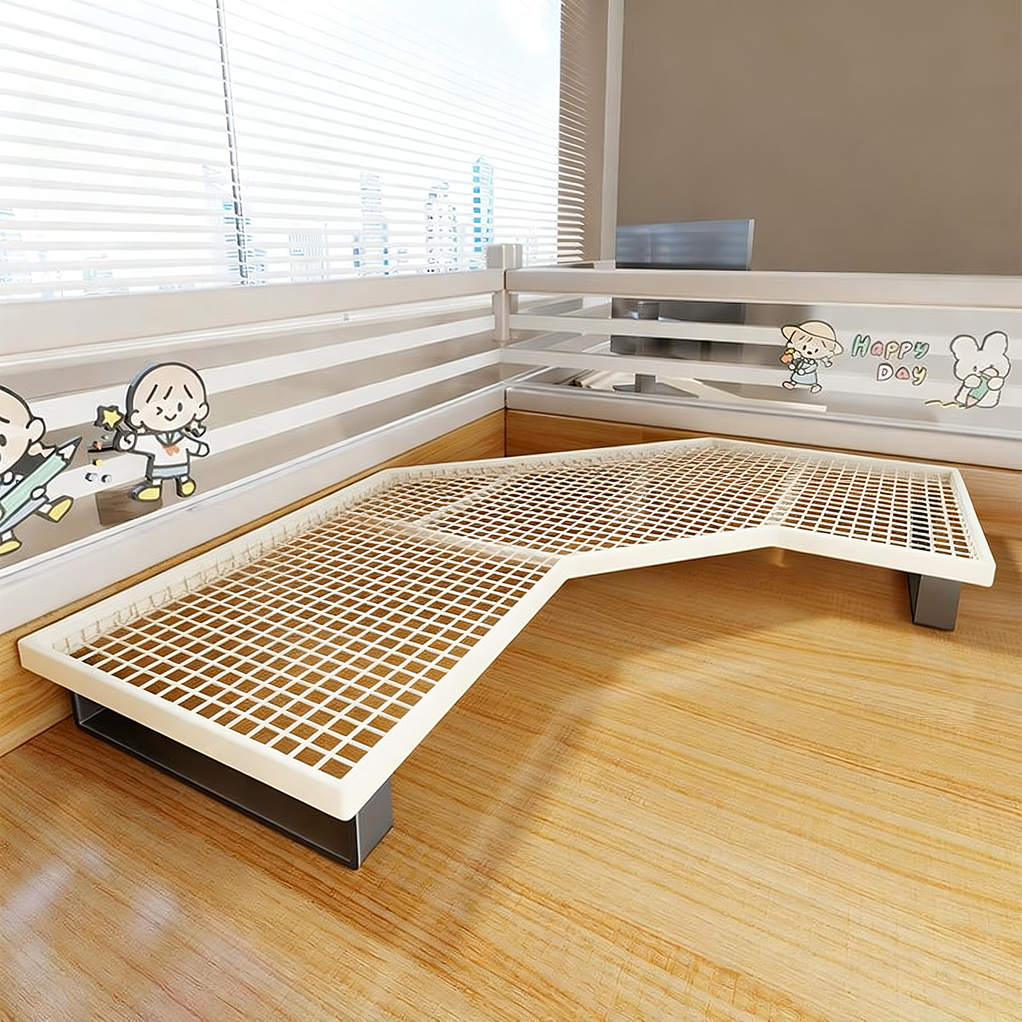 转角电脑增高架显示器底座垫高架