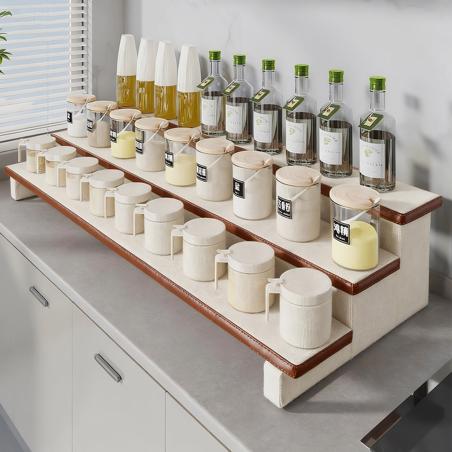 厨房调料置物架家用碗盘佐料瓶