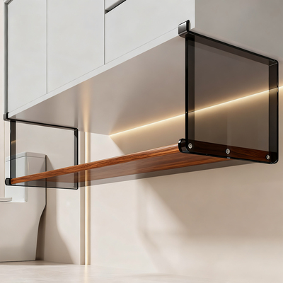 厨房壁挂吊柜下家电置物架