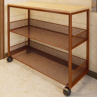 家用门口外卖置物架多层快递放置架落地可移动收纳架入户门储物架