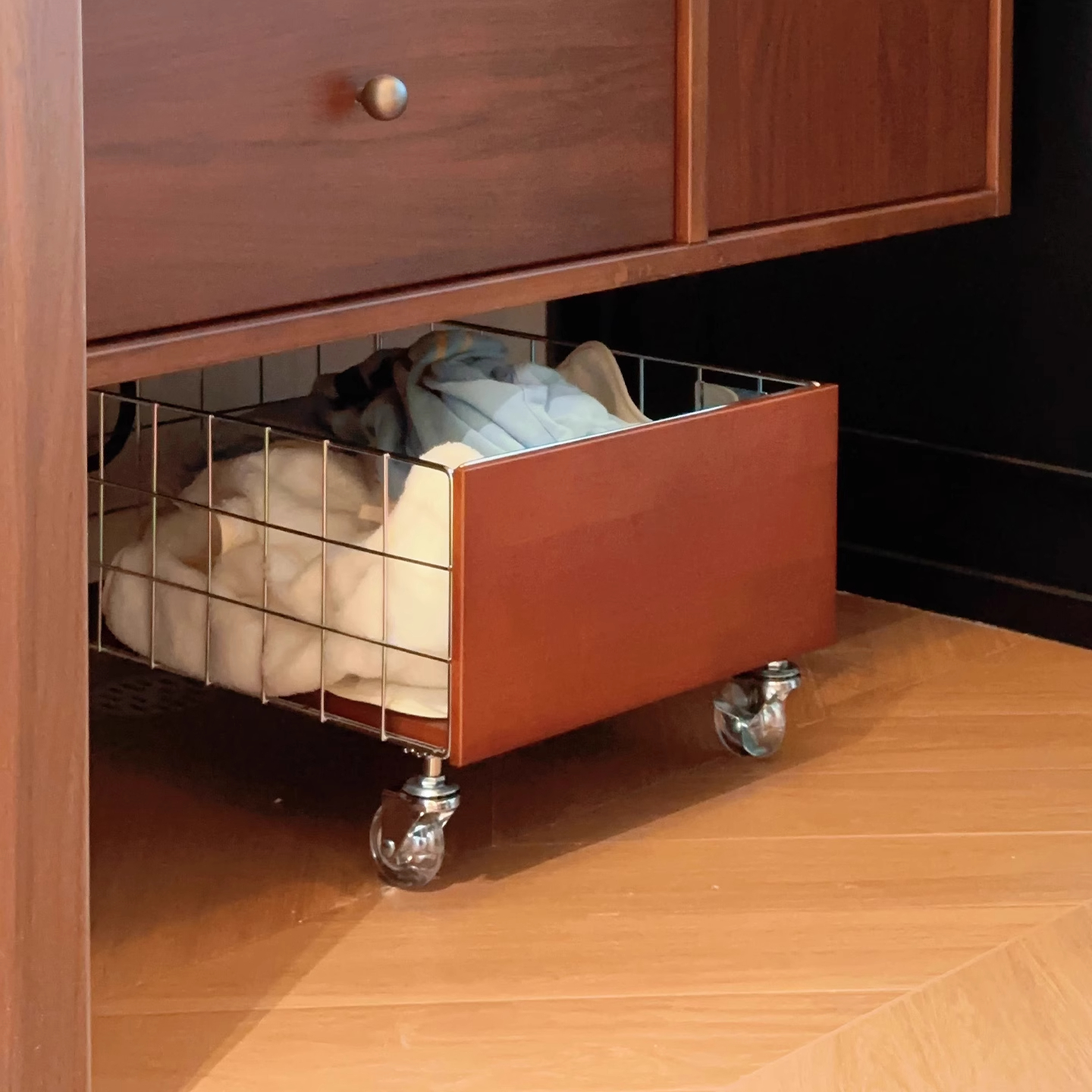 柜下脏衣篓卫生间台下脏衣收纳篮