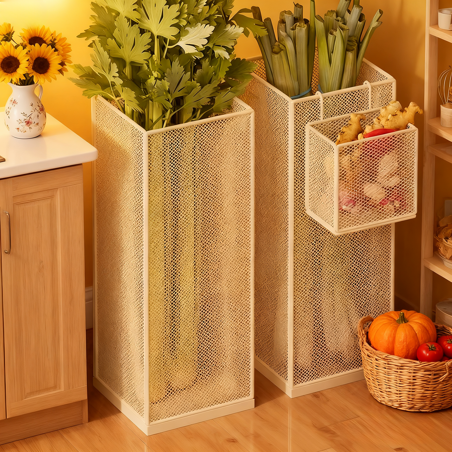 厨房葱姜蒜置物架调料整理架