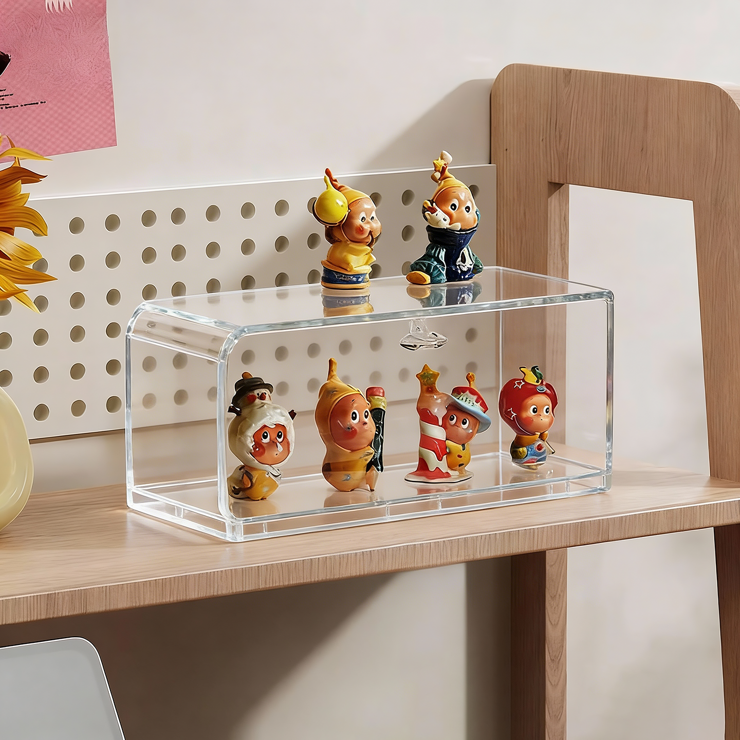 玩偶收纳展示盒周边徽章整理盒