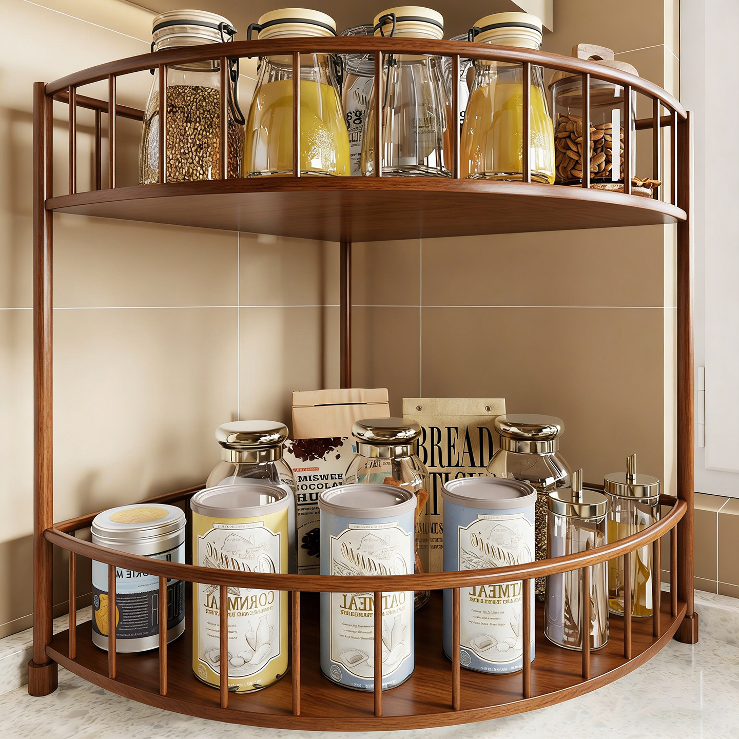 调料置物架厨房转角油盐酱醋瓶罐收纳整理架家用角落佐料放置架,厨房/烹饪用具,调料置物架,淘宝优惠券,粉丝福利购,淘宝优惠卷