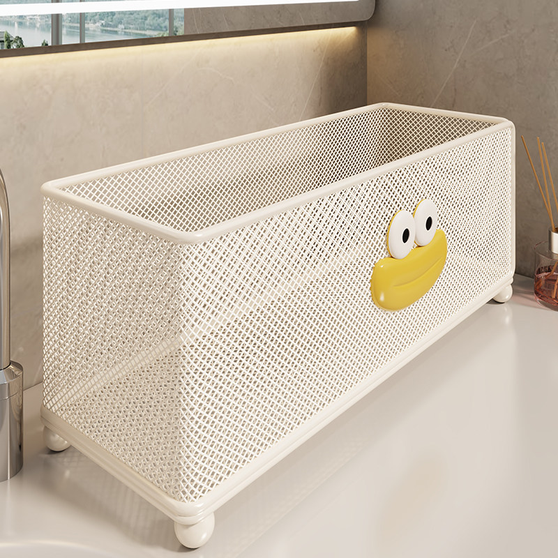 卫生间梳子置物架洗漱台台面牙膏护肤品收纳架洗面奶剃须刀放置架