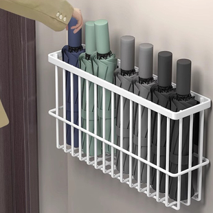 雨伞收纳架门外雨伞挂钩入户门放置物架收纳架家用门口沥水的伞架