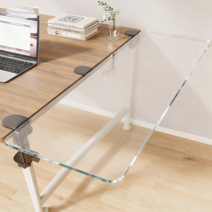 桌面延长板工位免打孔手臂支撑架电脑桌鼠标键盘托架可折叠延伸板