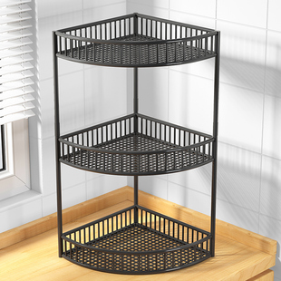 厨房调料置物架转角处多层收纳厨房用品收纳架夹角专用调料瓶架子